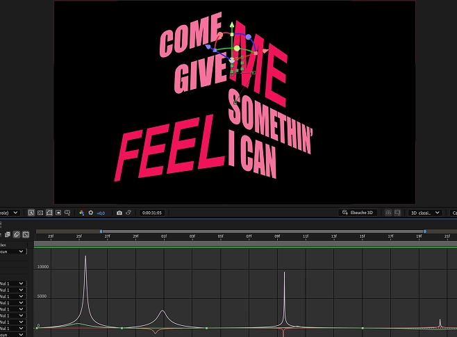 Image d'une animation dans la vidéo