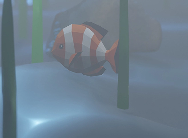 Image poisson dans l'eau